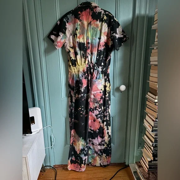 Big Bud Press Multicolor Short Sleeve Jumpsuit - Picture 4 of 6